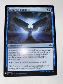Sphinx's Tutelage The List Reprints Regular for sale online - Image 1