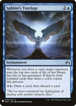 Sphinx's Tutelage The List Reprints Regular for sale online - Image 2