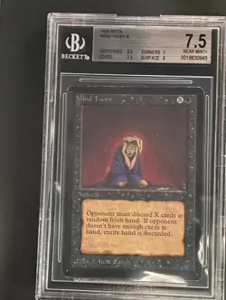Mind Twist - Beta - BGS 7.5 - Mtg - Image 1