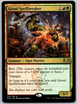 Gruul Spellbreaker R Ravnica Allegiance 179 NM - Image 1