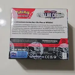 Pokemon Stellar Crown Booster Box - Scarlet & Violet TCG New Sealed Tight Wrap - Image 3