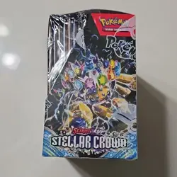 Pokemon Stellar Crown Booster Box - Scarlet & Violet TCG New Sealed Tight Wrap - Image 4