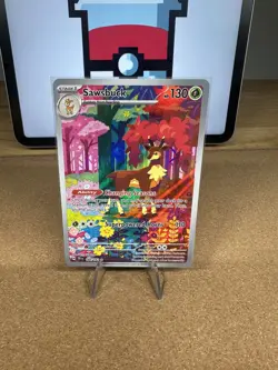 Pokemon TCG Sawsbuck Illustration Rare 166/162 SV05 Temporal Forces - Image 1