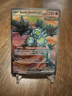 Pokemon- Sandy Shocks EX 228/182 Ultra Rare Full Art - Paradox Rift - Image 1
