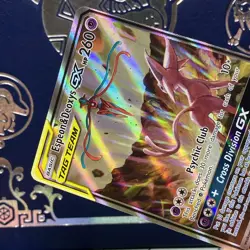 Espeon & Deoxys GX Tag Team SM240 Holo Pokemon TCG LP - Image 3
