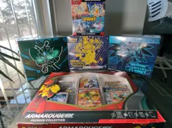 Pokemon Lot Of 3 ETB's Phantasmal Flames(1) Twilight&Masque(1) Surging Sparks(1) - Image 1