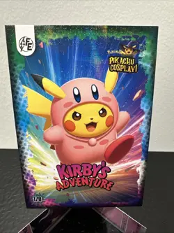 POKEMON PIKACHU COSPLAY - KIRBY'S ADVENTURE #170 * GALAXY HOLO - Image 1