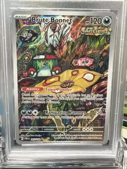 POKEMON PARADOX RIFT BRUTE BONNET 207/182 PSA 10 ILLUSTRATION RARE GEM MINT - Image 3