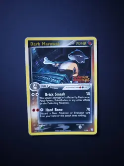 VINTAGE POKEMON.Dark Marowak. Ex Team Rocket Returns. Stamped Holo.ENG 7/109 - Image 1