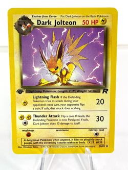 1st Edition Dark Jolteon 38/82 - Team Rocket - Uncommon - Pokemon - NM - Image 1