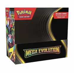 Pokemon TCG: Mega Evolution Factory Sealed Enhanced Booster Box + 3 Free EX - Image 1