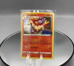 Pokemon RAPIDASH SWSH270 - Silver Tempest - PRERELEASE HOLO PROMO - - MINT - Image 1