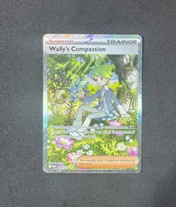 Wally's Compassion 186/132 Special Illustration Rare Pokemon Mega Evolution NM - Image 1