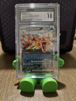2023 Pokemon Obsidian Flames Charizard EX CGC Gem Mint 10 - Image 1