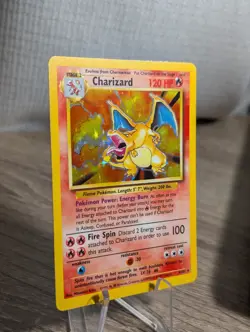 Pokemon TCG Charizard Base Set Holo Unlimited Rare - Image 2