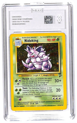 2000 POKEMON NIDOKING BASE SET 2 II HOLO 11/130 TAG 3 - Image 1