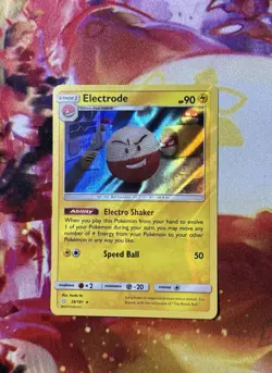 Electrode Holo Rare - Pokemon Sun & Moon Team Up 🔥HOLO BLEED🔥 - Image 1