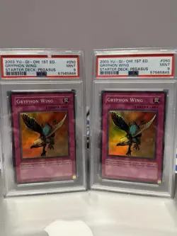 2003 Yugioh Gryphon Wing 1st Edition SDP Both Included - Image 1
