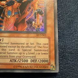 Yugioh Spirit of the Pharaoh AST-062 Ultra Rare 1st Ed LP Vintage - Image 4