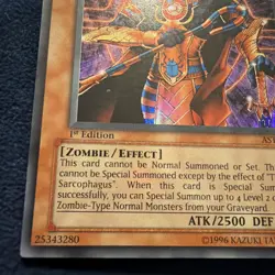 Yugioh Spirit of the Pharaoh AST-062 Ultra Rare 1st Ed LP Vintage - Image 5
