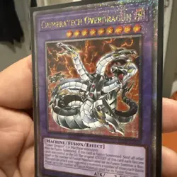 Yugioh Chimeratech Overdragon RA03-EN166 Quarter Century Secret Rare - Image 2