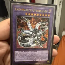 Yugioh Chimeratech Overdragon RA03-EN166 Quarter Century Secret Rare - Image 3