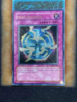 Yugioh Hero Barrier EEN-EN049 Ultimate Rare 1st Ed NM - Image 1