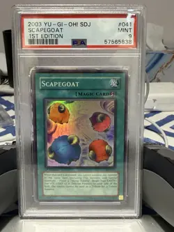 2003 Yugioh Scapegoat 1st Edition SDJ PSA 9 - Image 1