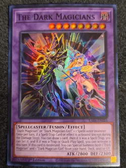 YuGiOh! - The Dark Magicians RA04-EN054 Super Rare 1st Edition Near Mint - Image 1