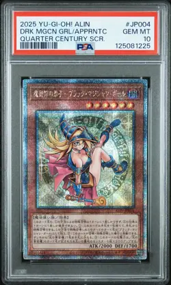 PSA 10 Dark Magician Girl the Magician's Apprentice ALIN-JP004 QCR *1225 YUGIOH - Image 1
