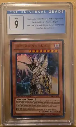 Yugioh Black Luster Soldier - Envoy of the Evening Twilight JUMP-EN069 CGC 9 - Image 1
