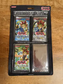 YUGIOH 2005 FORBIDDEN LEGACY 4 TRADING CARD PACK ENGLISH 1ST ED SEALED - Image 1
