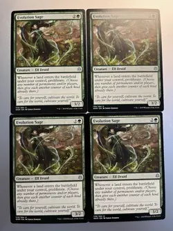 Evolution Sage 4x MtG War of the Spark NM Free Shipping - Image 1