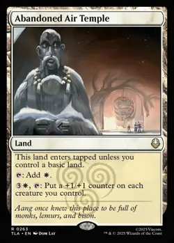 MTG Magic The Gathering Avatar Rare Card #0263 Abandoned Air Temple - Image 1