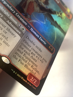 MTG Kellan, the Fae-Blooded (Borderless Foil) Wilds of Eldraine 0298 NM - Image 3