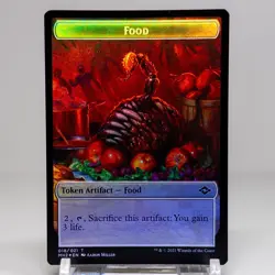Golem Token / Food Double Faced Card - Modern Horizons 2 - Near Mint FOIL - Image 2
