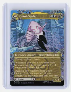 Gwen Stacy (0209) (Borderless) MTG Marvel's Spider-Man #209 Mythic Rare Foil - Image 2