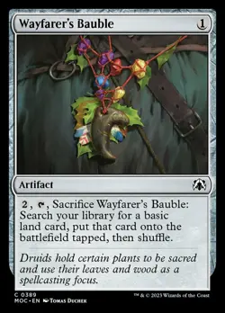 Hero Deal, English - 4 x MTG Wayfarer's Bauble Commander: March of the Machine - Image 1