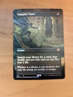 Vampiric Tutor (Borderless) Dominaria Remastered Foil - Image 1