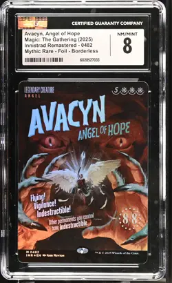 AVACYN, ANGEL OF HOPE Innistrad Remastered Movie Poster Foil CGC 8 MTG [Nos] - Image 1