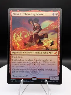 Zuko, Firebending Master FOIL: Avatar ATLA Eternal MTG (NM) - Image 1