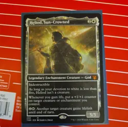 Heliod, Sun-Crowned - Foil Showcase Theros Beyond Death NM MTG - Image 1