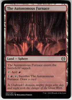 Foil The Autonomous Furnace 247 Phyrexia: All Will Be One C - Image 1