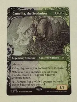 MTG Camellia, the Seedmiser (Showcase) Bloomburrow NM - Image 1