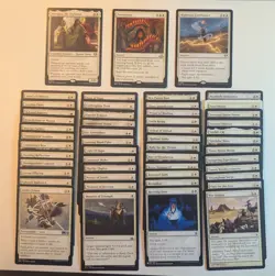 51card - MTG White Lifegain Theme lot. Magic the Gathering Mono white lot. - Image 1