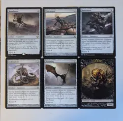 MTG Equipment lot - Living Weapons. 5 Cards plus 1 Token - Image 1