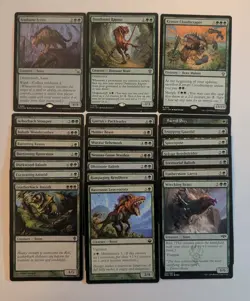 MTG Beasts - Green. 24 cards.Magic the gathering Beast lot. - Image 1