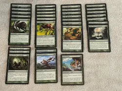 MTG Green Enhancement Set x31 Magic the Gathering set/lot - Image 1