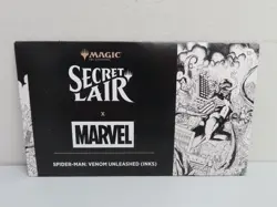 2025 Magic The Gathering Secret Lair Marvel Spider-Man Venom Unleashed Inks Box - Image 1