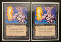 Junun Efreet Magic: The Gathering MTG x2 Arabian Nights Lightly Played LP - Image 1